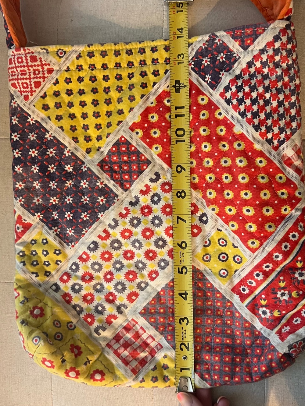 Vintage 100% cotton tote bag - Now! Designs San Francisco - Picture 7 of 7